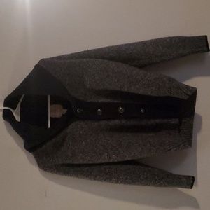 Telluride womens gray and navy size L cardigan